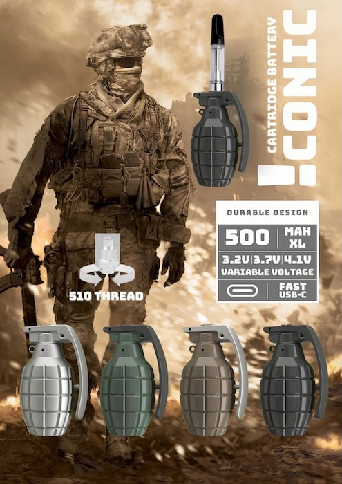 Iconic Grenade Cartridge Battery