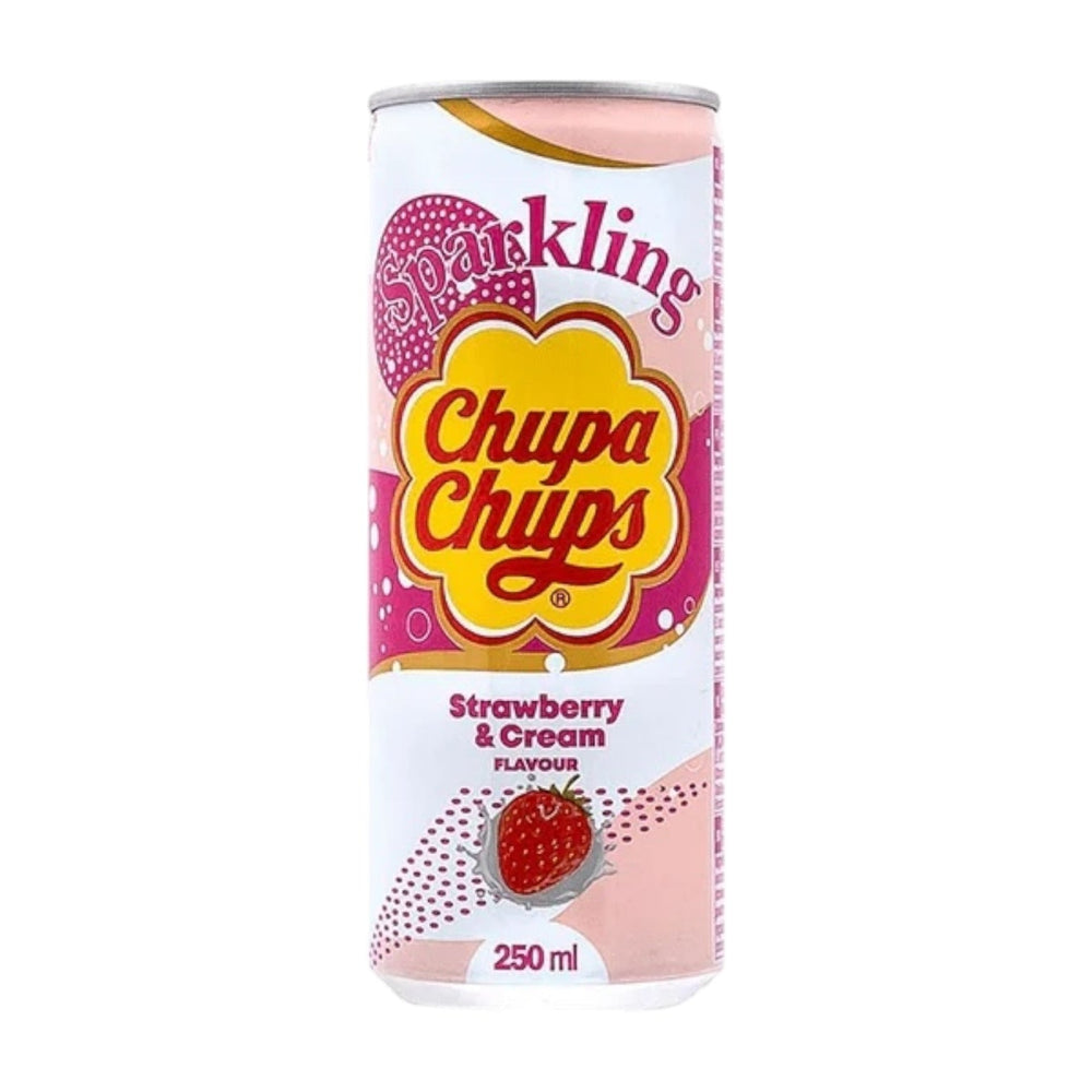 Chupa Chups Sparkling Strawberry Cream 250mL (KOREA) - view 2 | BDDbrands
