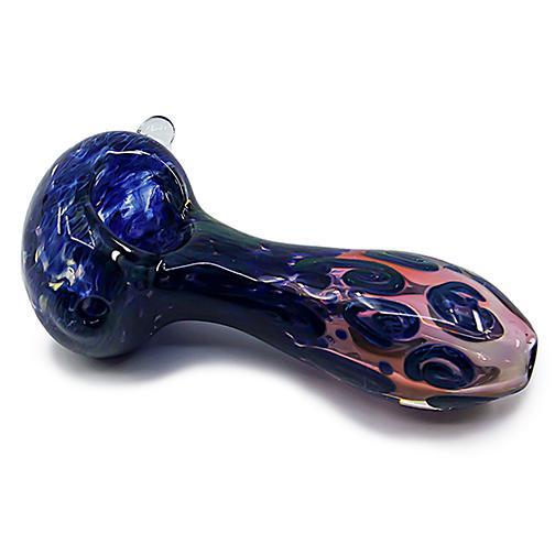 Glass Hand Pipe - Lava (4")