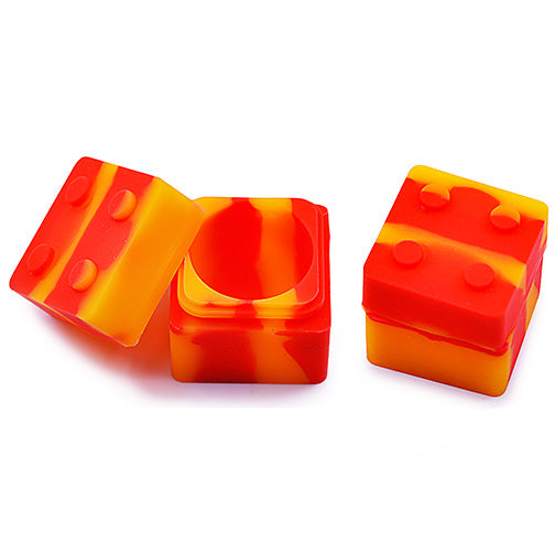 Silicone Container - Dice Brick