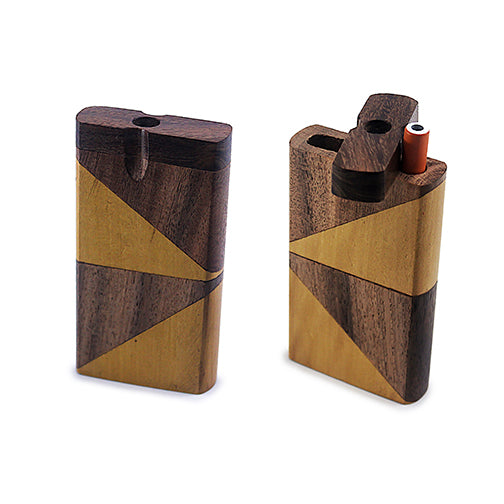 Handmade Wooden Two-Shade Dugout w/ One Hitter