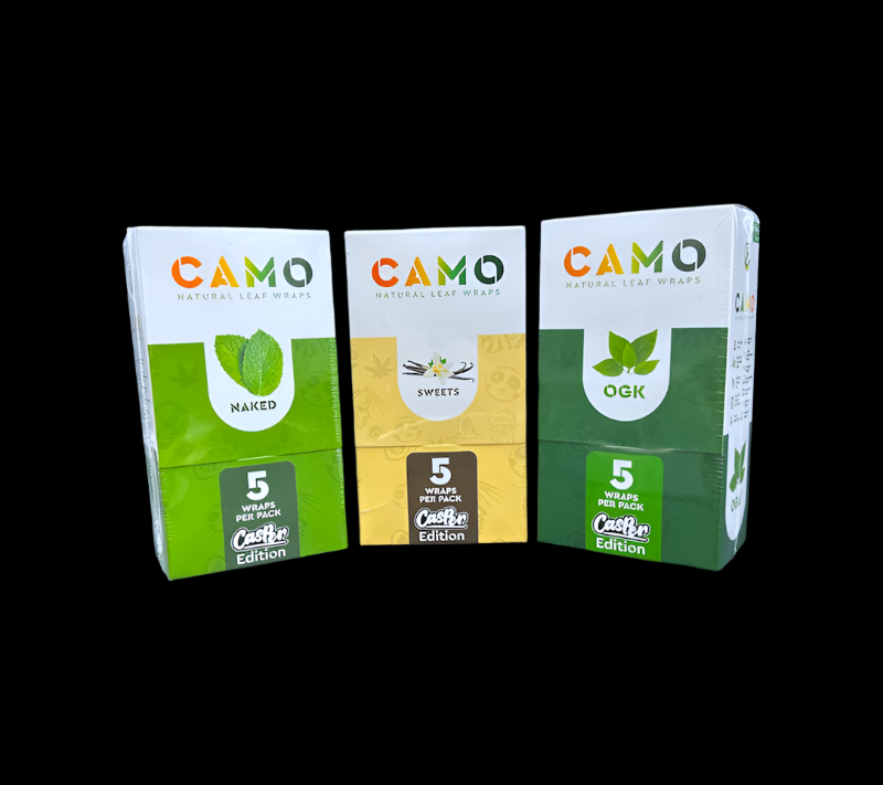 CAMO Self Rolling Herbal Tea Wraps - CASPER EDITION