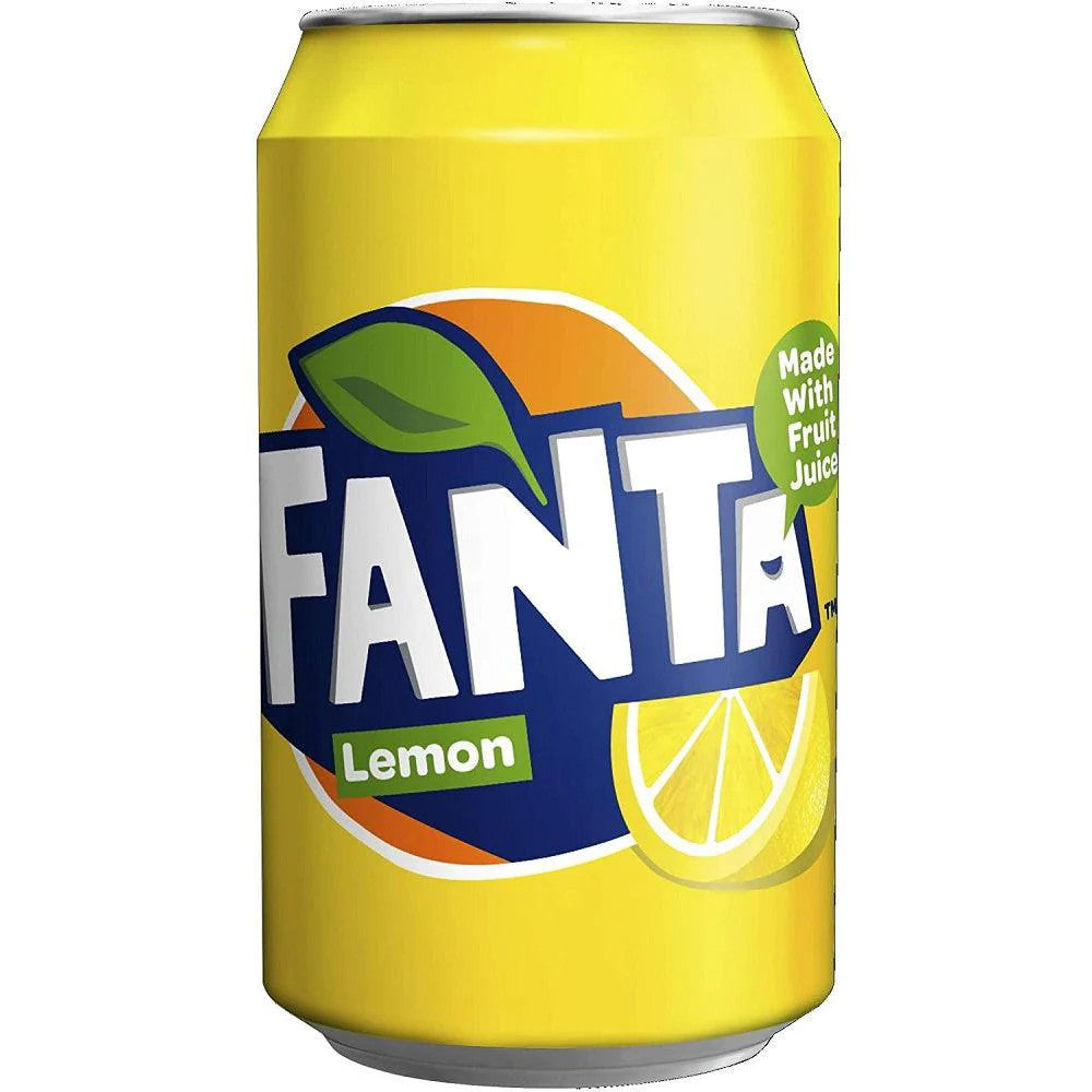 Fanta - Lemon 330mL (UK) by Coca-Cola | BDDbrands