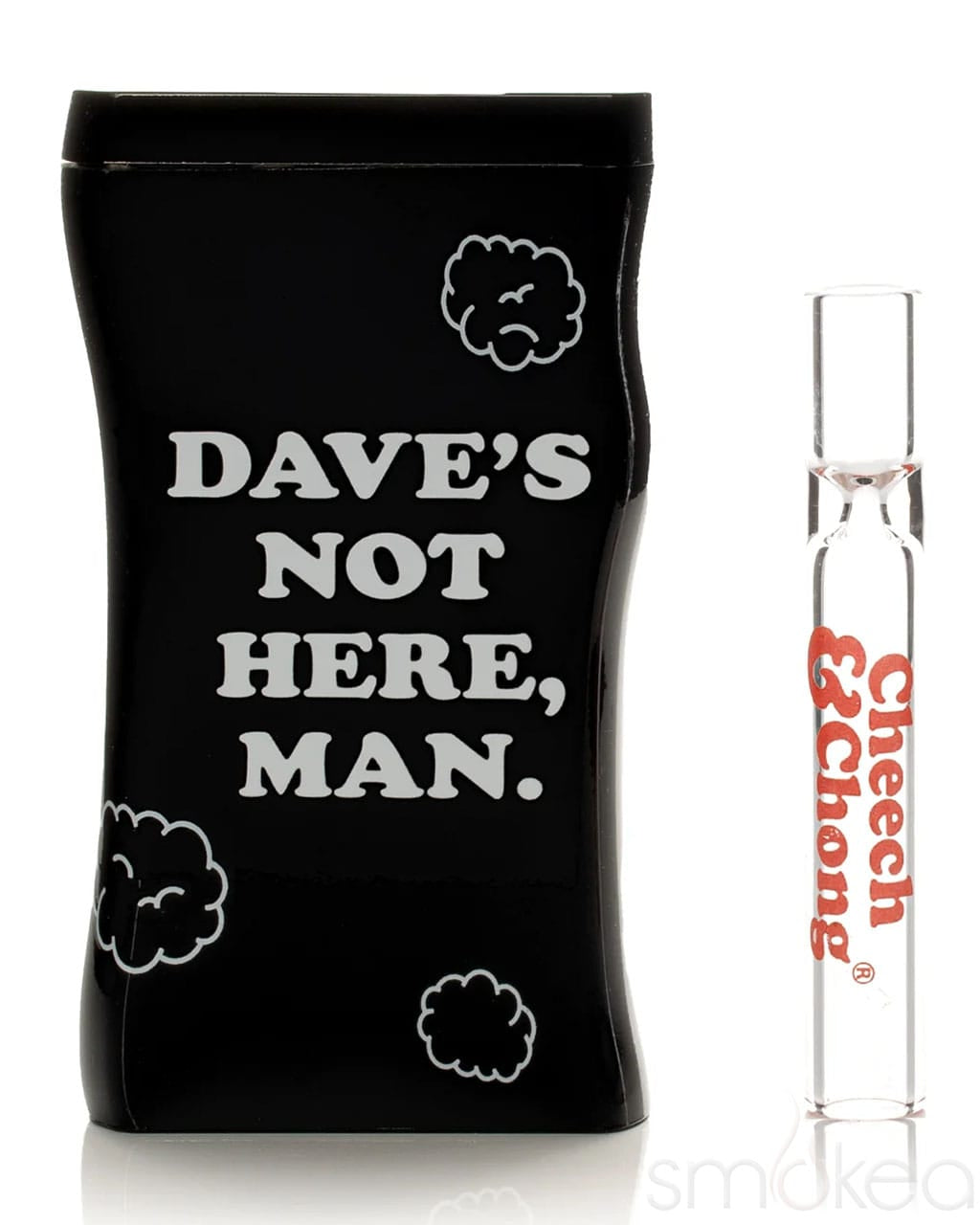 Cheech & Chong Dave's Not Here, Man Dugout with glass one-hitter