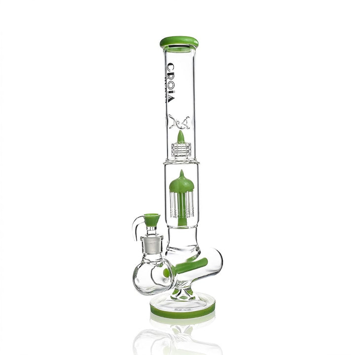 17" Triple Perc Scientific Glass Bong | Croia Glass - view 4 | BDDbrands