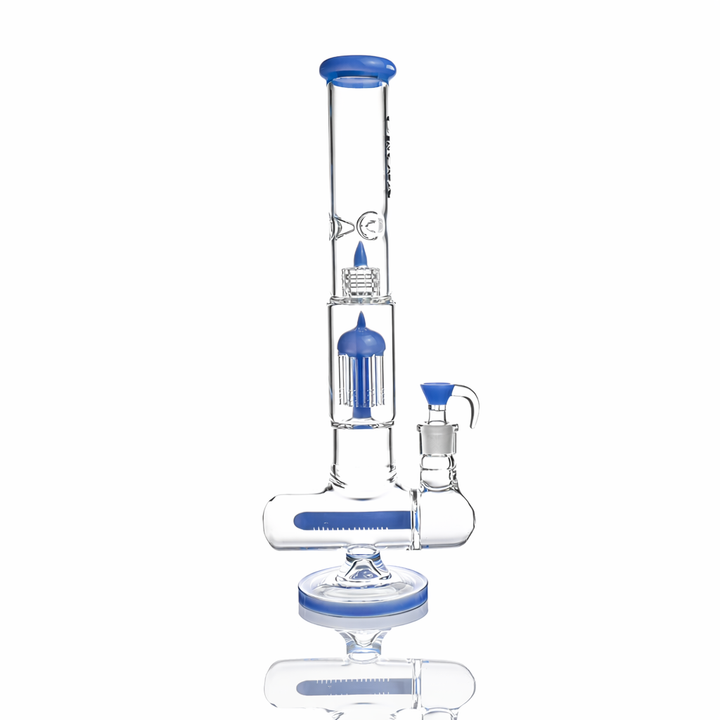 17" Triple Perc Scientific Glass Bong | Croia Glass - view 2 | BDDbrands
