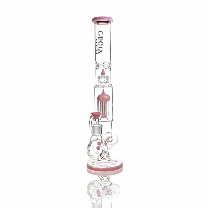 17" Triple Perc Scientific Glass Bong | Croia Glass - view 8 | BDDbrands