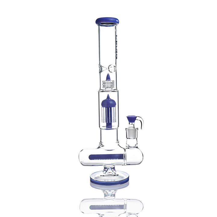17" Triple Perc Scientific Glass Bong | Croia Glass - view 5 | BDDbrands