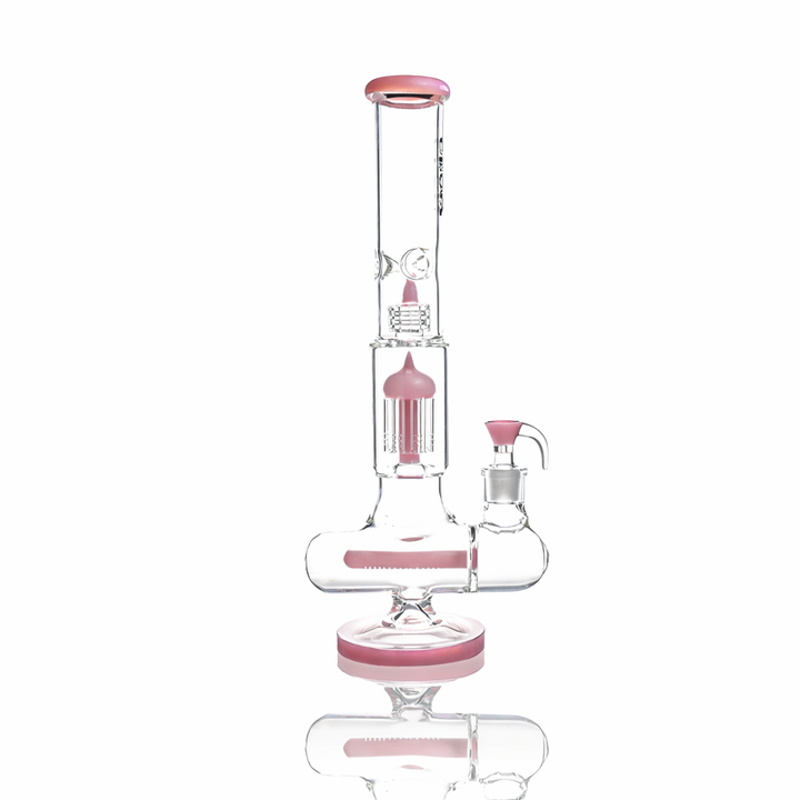 17" Triple Perc Scientific Glass Bong | Croia Glass - view 3 | BDDbrands