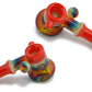 Dichro Wig Wag Glass U.S. Color Hammer Bubbler