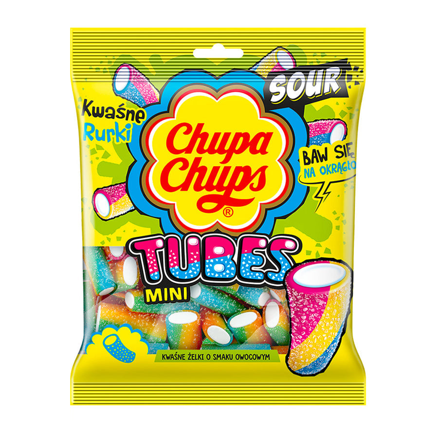 Chupa Chups Sour Mini Tubes 90g (POLAND) by Chupa Chups | BDDbrands