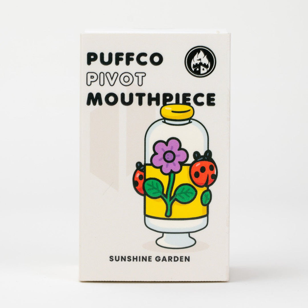 Empire Glassworks Puffco Pivot Glass Mouthpiece - Sunshine Garden