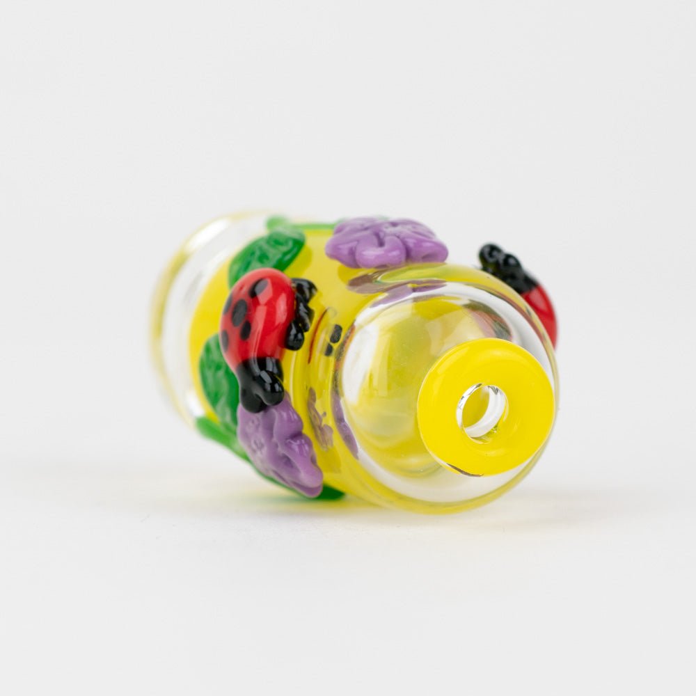 Empire Glassworks Puffco Pivot Glass Mouthpiece - Sunshine Garden