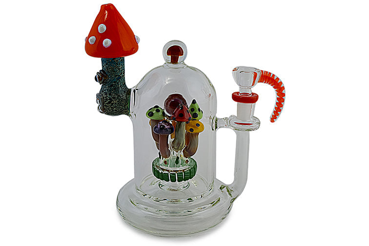 Handmade Mushroom Glass Water Pipe