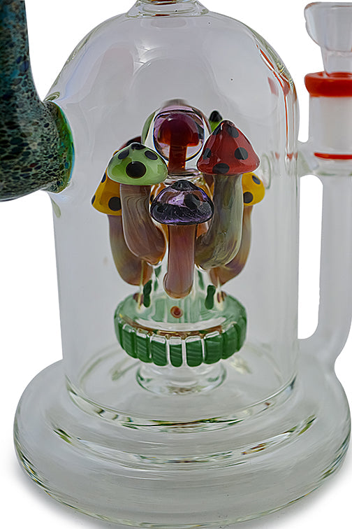 Handmade Mushroom Glass Water Pipe