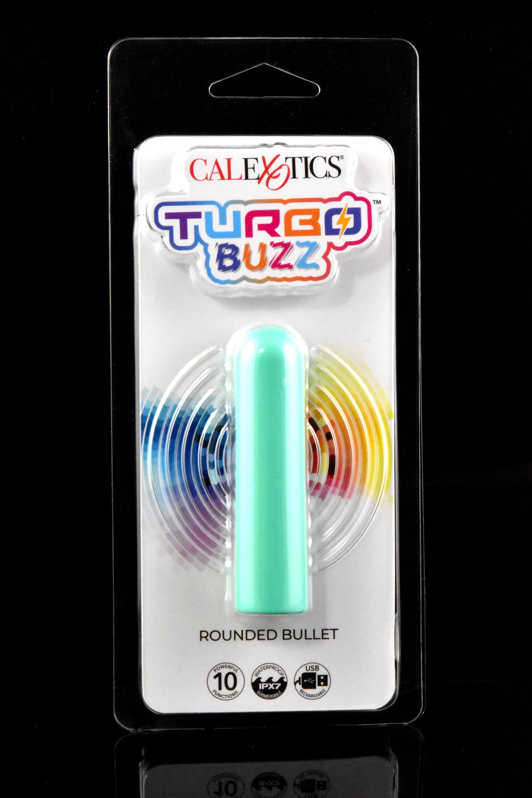 Turbo Buzz Rounded Bullet – 10 Functions – USB Rechargeable – IPX7