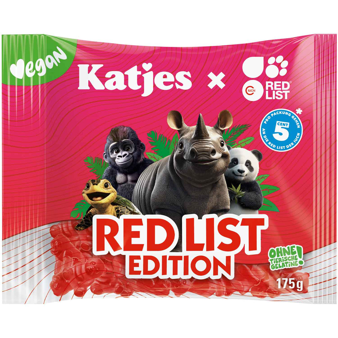 Katjes Red List Edition 175g (GERMANY) by Katjes | BDDbrands