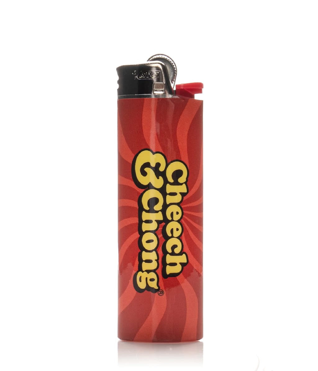 Cheech & Chong branded lighter included with the GEAR Parked Sidekick bong tin set