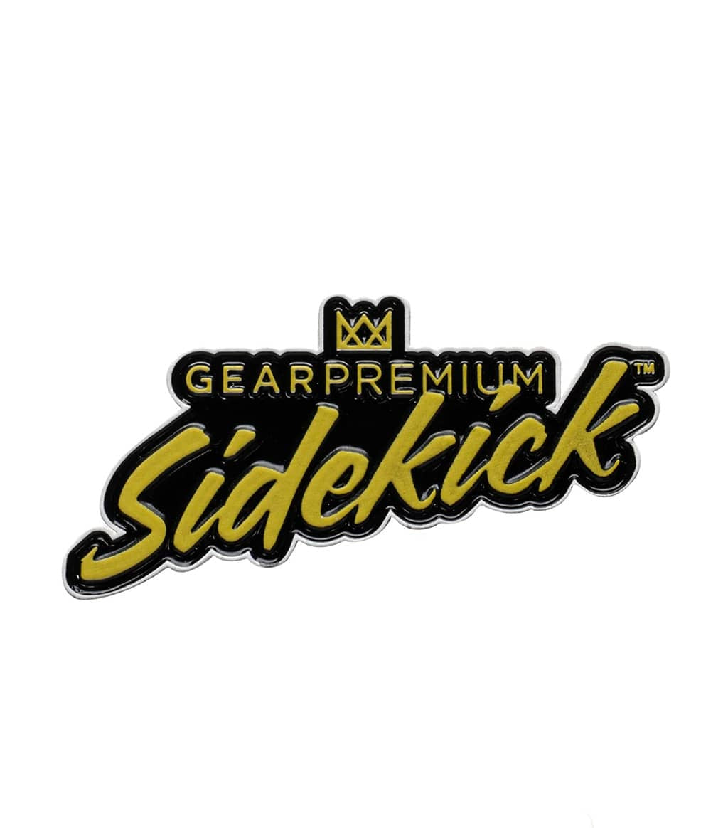 GEAR Premium Sidekick logo sticker included with the Parked Sidekick bong collectible tin