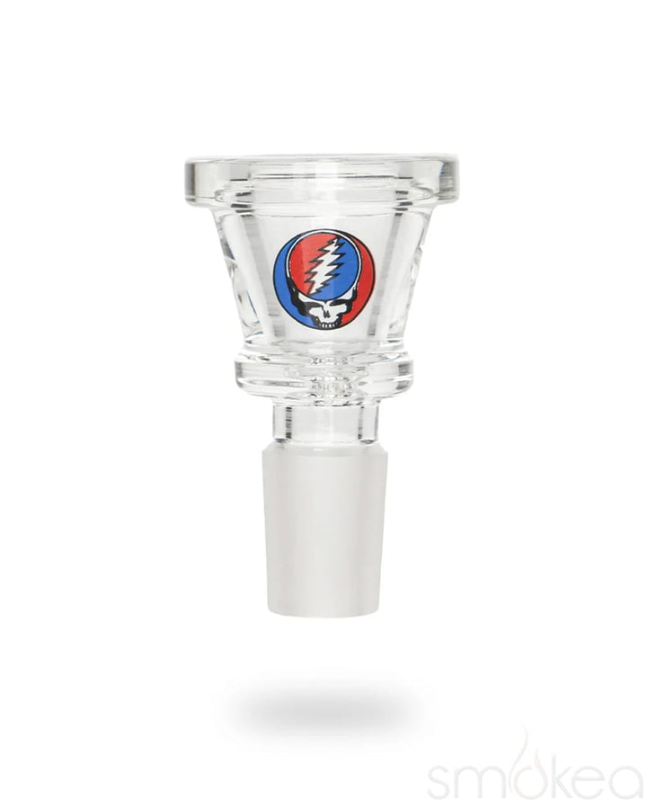 GEAR x Grateful Dead Bertha Sidekick Bong pull-out bowl with Steal Your Face logo