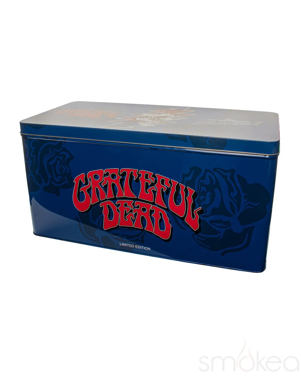 Grateful Dead limited edition collectible tin included with GEAR Premium Bertha Sidekick Bong