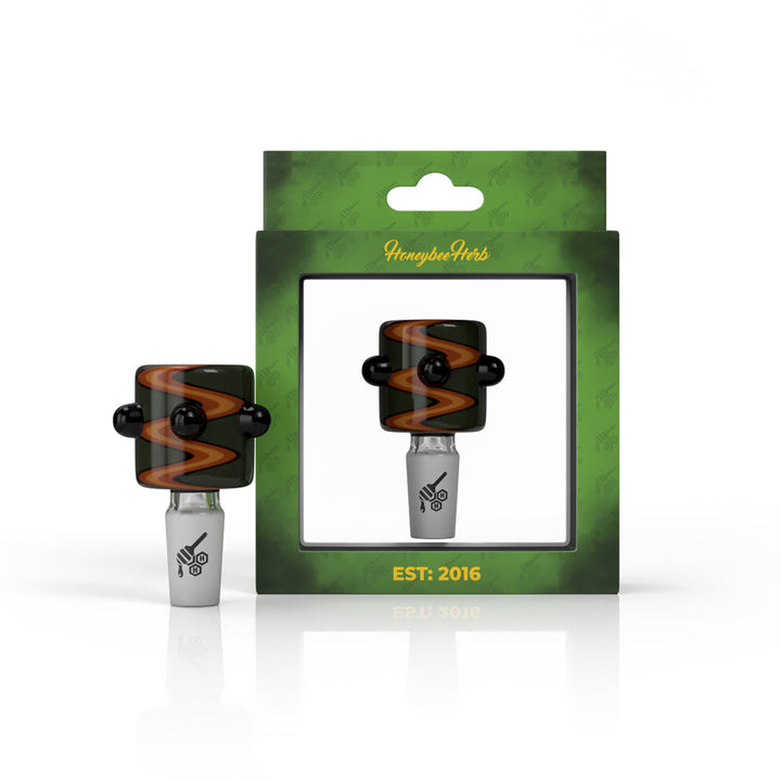 CYLINDER ZIG ZAG STRIPPED FLOWER BOWL PIECES