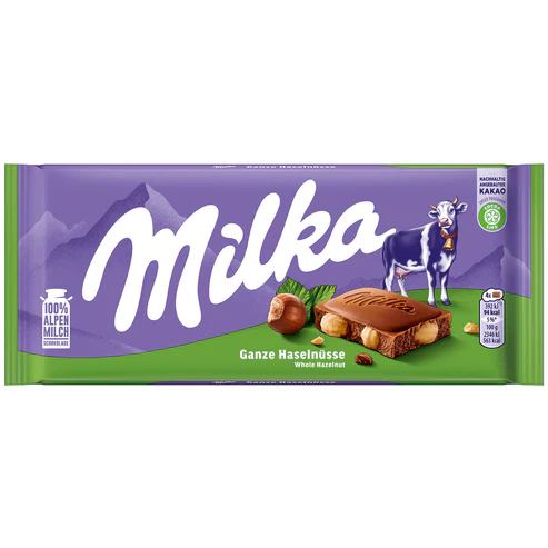 Milka Whole Hazelnut 100g (GERMANY) by Milka | BDDbrands