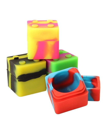 Silicone Container - Dice Brick