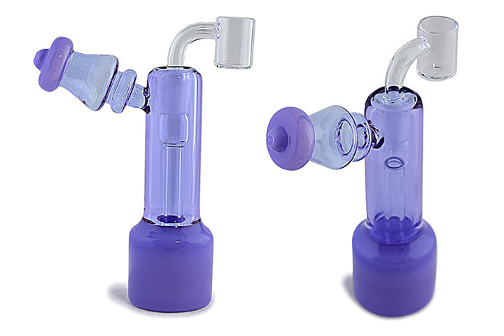 Straight Tube Milky Glass Rig Kit