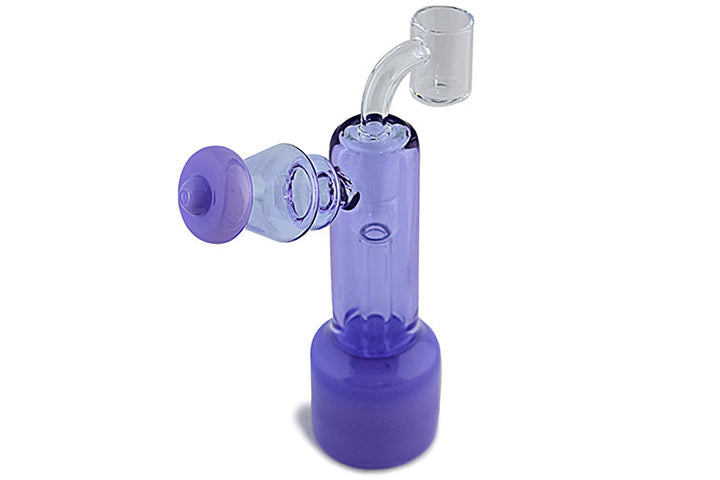 Straight Tube Milky Glass Rig Kit