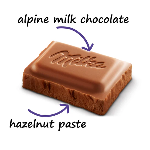 Milka Noisette 100g (GERMANY) - view 2 | BDDbrands