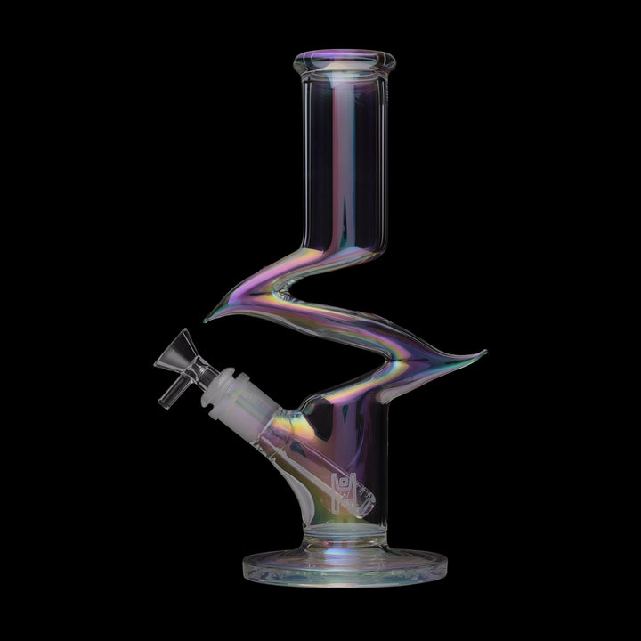Human Grade Iridescent Zing Water Pipe - view 7 | BDDbrands