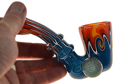 Sherlock Dichro Marbal Glass Pipe