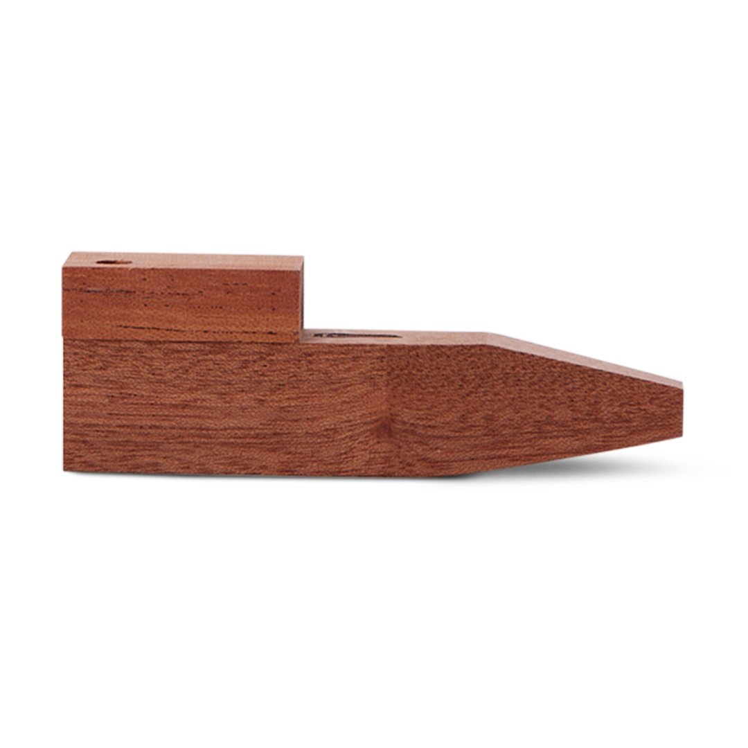Bearded Square Wood Pipe with Lid - view 4 | BDDbrands