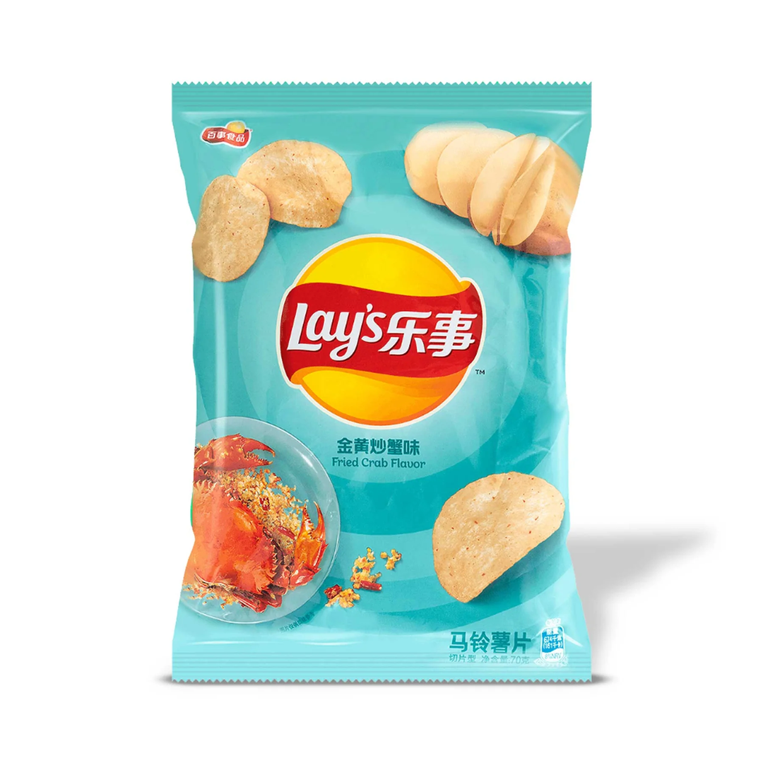 Lay's Chips Golden Fried Crab 70g (CHINA)