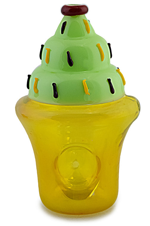 Ice Cream Cone Glass Pipe