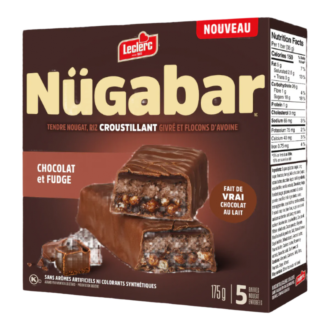 Nugabar Choco And Fudge 175g (CANADA)