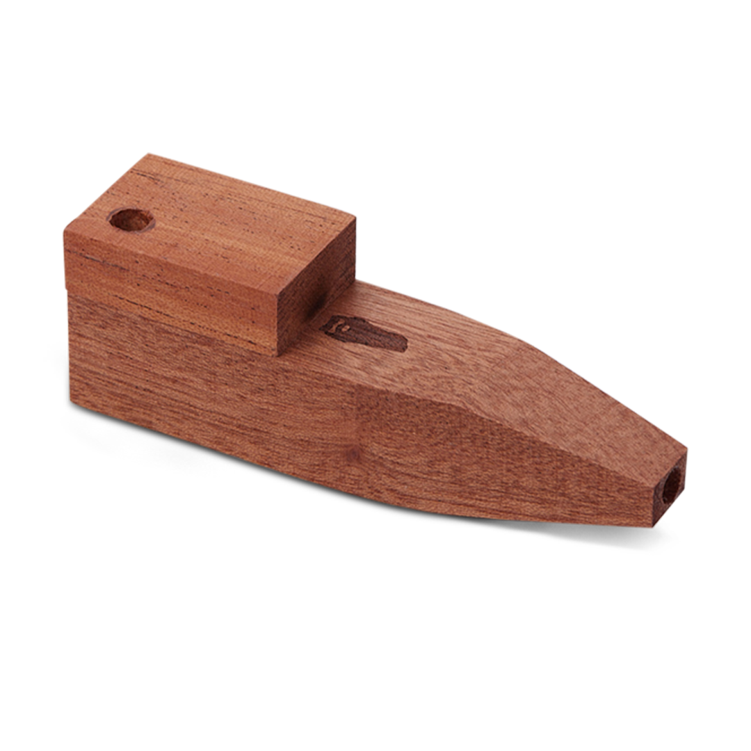 Bearded Square Wood Pipe with Lid - view 5 | BDDbrands