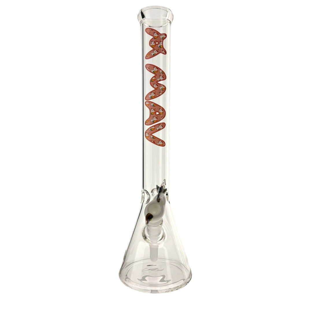 18" MAV Unicorn Logo Beaker Bong + Empire Glassworks Unicorn by MAV GLASS | BDDbrands