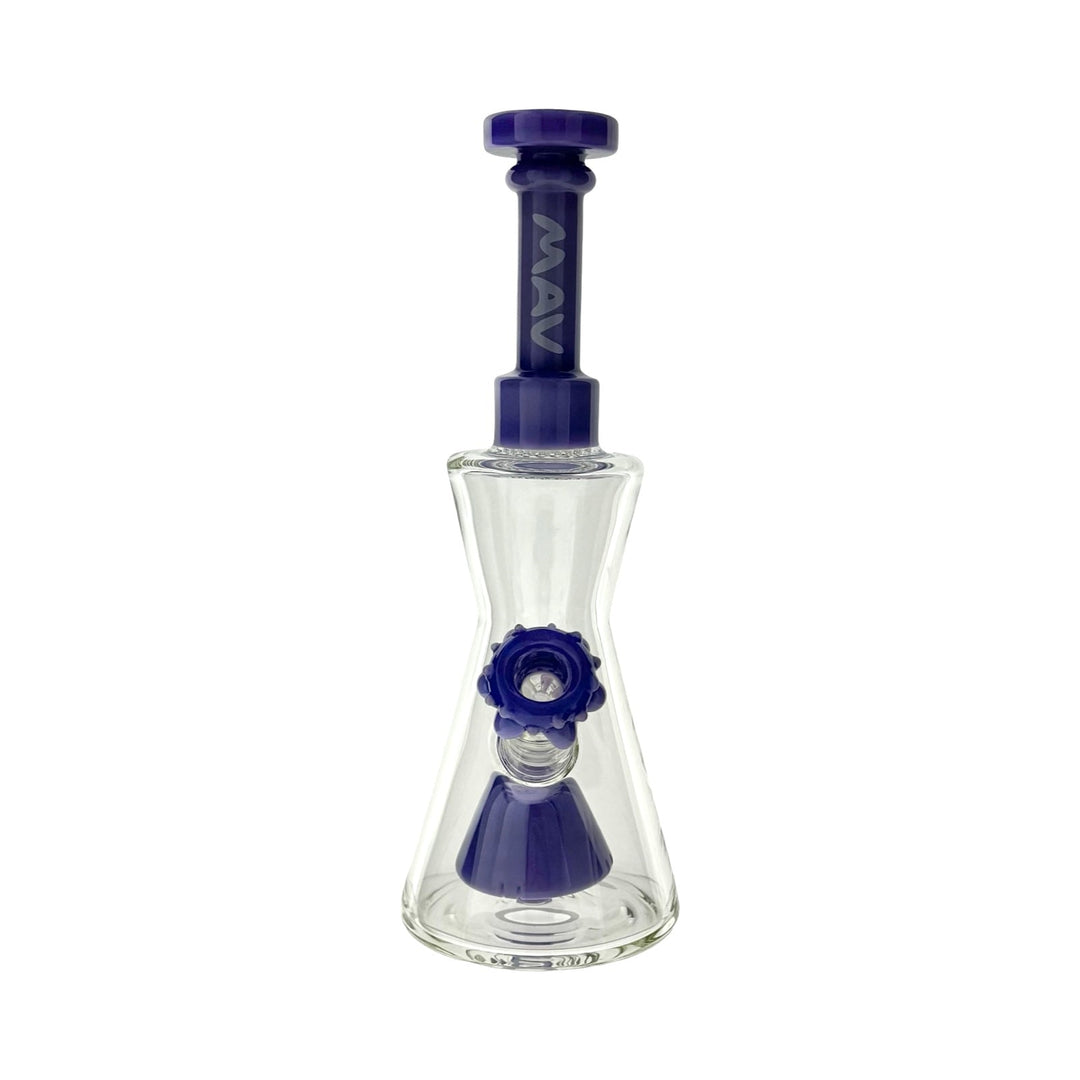 Pyramid Hourglass Rig Purple by MAV GLASS | BDDbrands