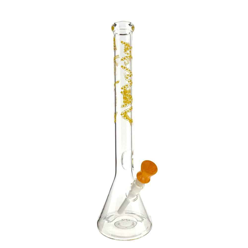21" Tall 50 by 5MM Beaker Bong Tall Neck Positive Mushroom Type - view 2 | BDDbrands