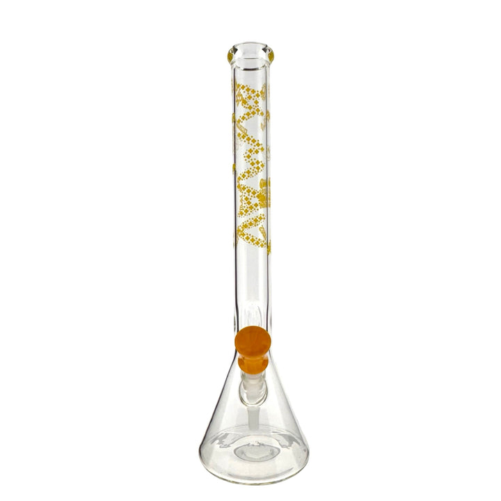 21" Tall 50 by 5MM Beaker Bong Tall Neck Positive Mushroom Type by MAV PRO | BDDbrands