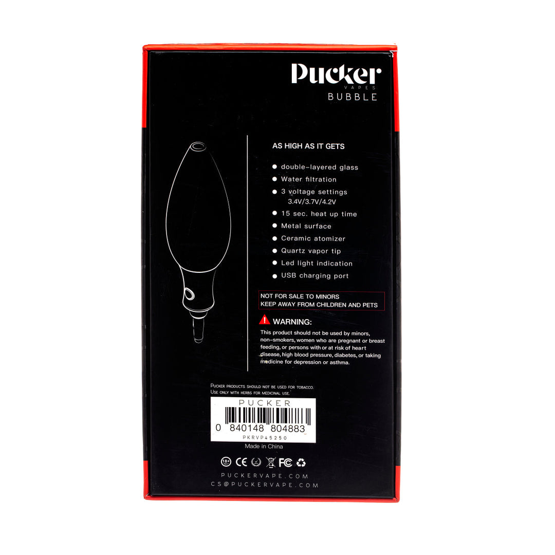 Pucker Bubble Smoking Vaporizer