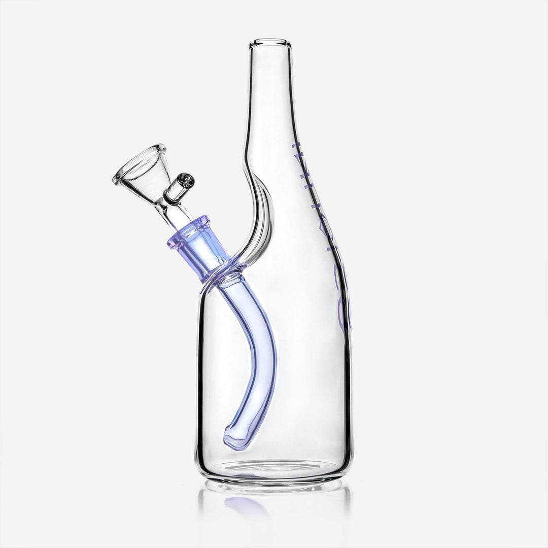 Sake Bottle Glass Water Bong - view 3 | BDDbrands
