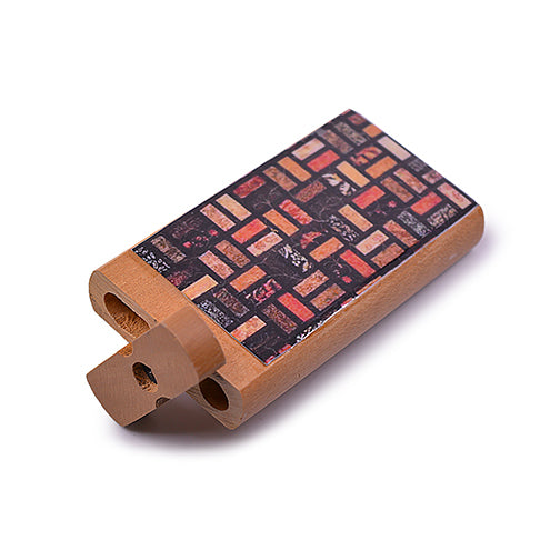 Handmade Wooden Dugout w/ One Hitter - Tiles