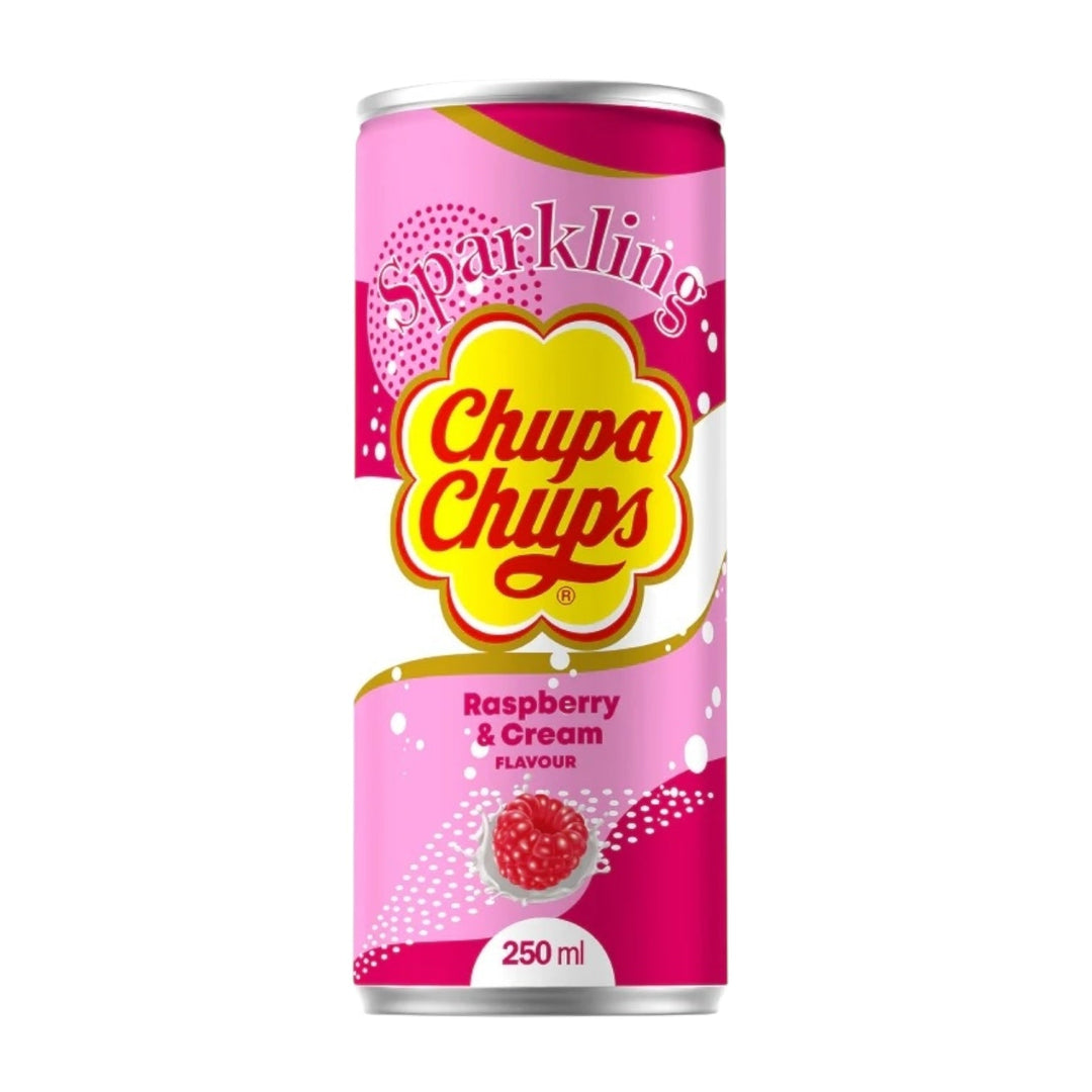 Chupa Chups Sparkling Raspberry Cream 250mL (KOREA) by Chupa Chups | BDDbrands