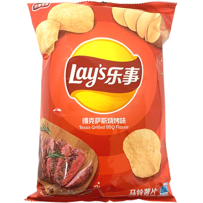 Lay's Chips Texas BBQ 70g (CHINA)