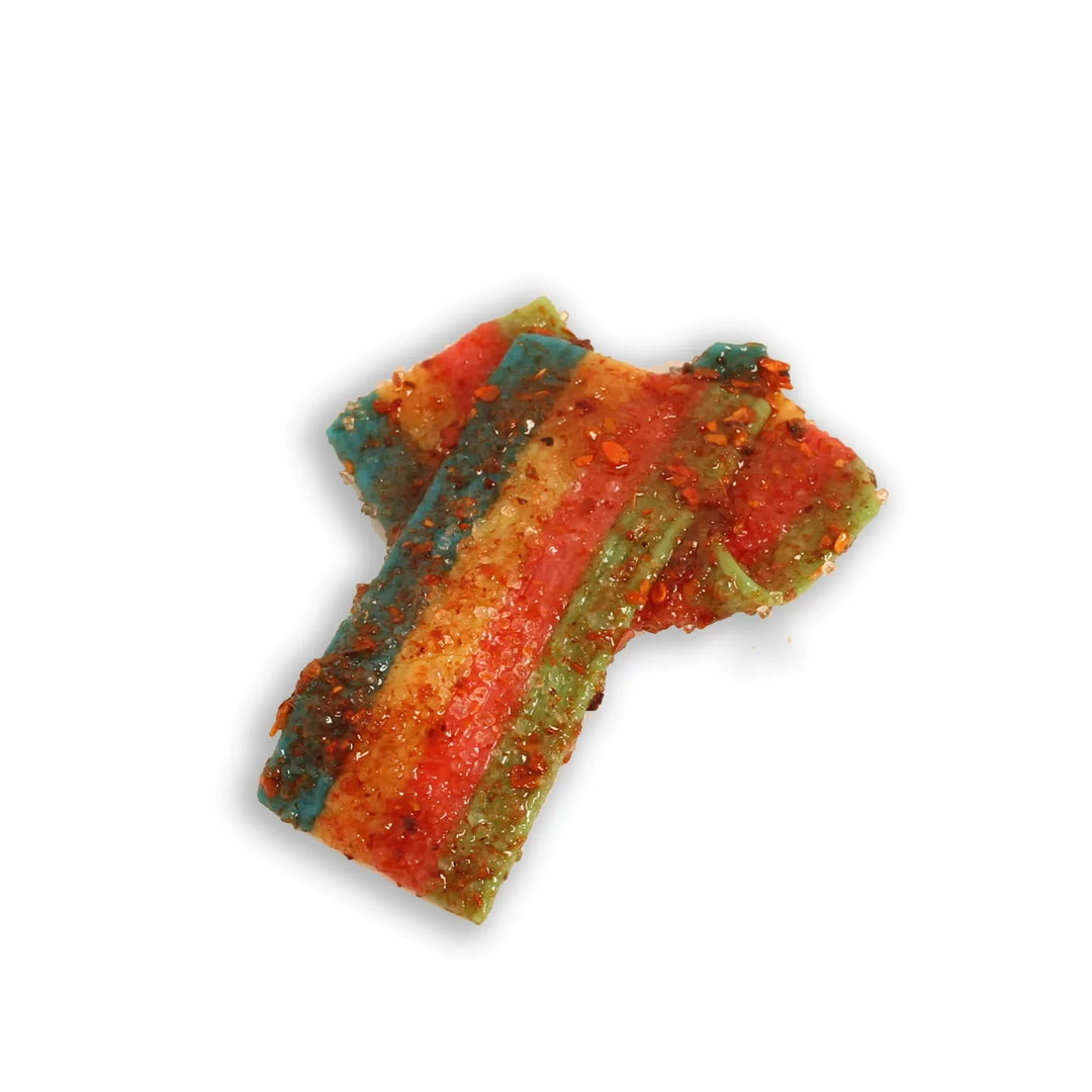 Chilli Bomba Rainbow Belts Chili Chamoy Candy 4oz Bag