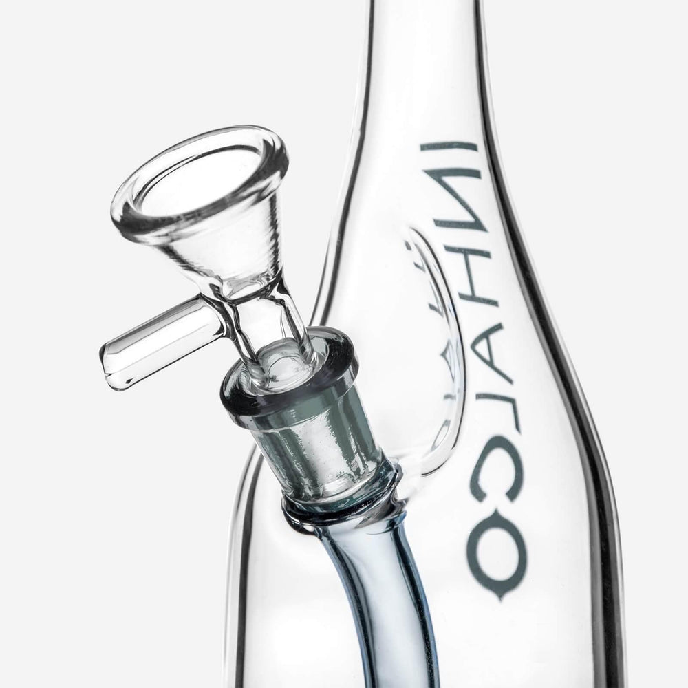Sake Bottle Glass Water Bong - view 2 | BDDbrands