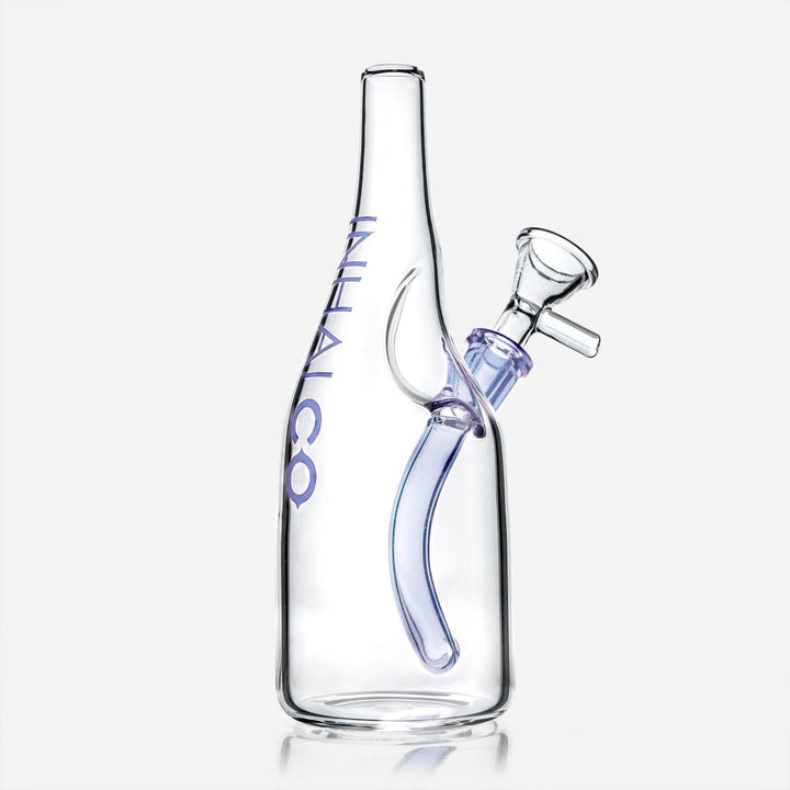 Sake Bottle Glass Water Bong - view 5 | BDDbrands